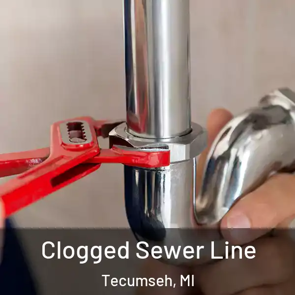  Clogged Sewer Line Tecumseh, MI