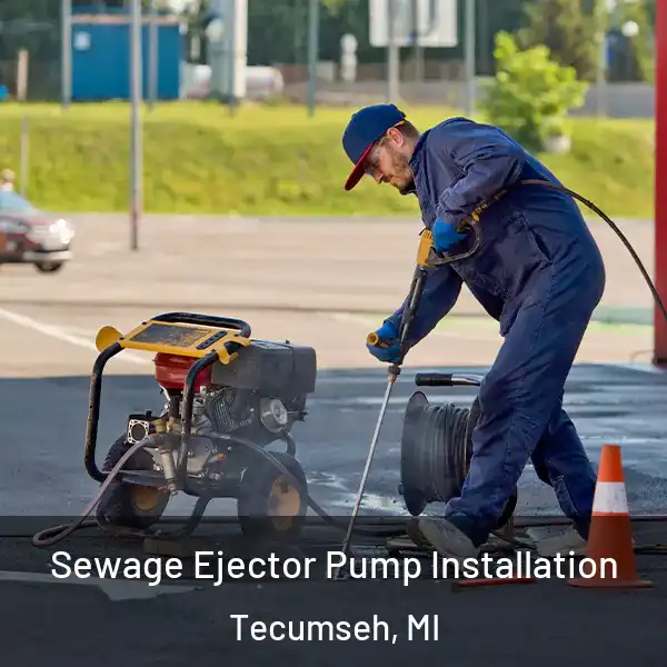  Sewage Ejector Pump Installation Tecumseh, MI